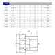 Перехідник ПВХ Hidroten 1002481, різьбове з'єднання НР-ВР, 3"-2 1/2"