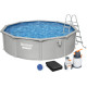 Сборный бассейн Bestway Hydrium 56384 (460х122 см) с песочным фильтром, лестницей и тентом