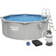 Сборный бассейн Bestway Hydrium 56574 (360x122 см) с песочным фильтром, лестницей и тентом