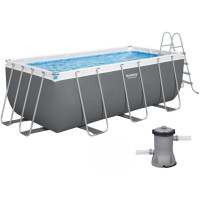 Каркасный бассейн Bestway 56456 (412х201х122 см) с картриджным фильтром и лестницей