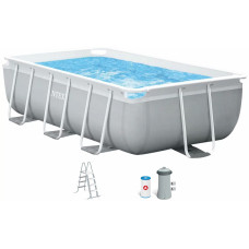Каркасный бассейн Intex 26784 (300х175х80 см) с картриджным фильтром и лестницей