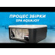 СПА-басейн Aquajoy Lagoon Air (195х82 см), Сріблясто-білий мармур