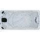 Плавальний СПА-басейн Aquajoy Wave (430х225х150 см), Сріблясто-білий мармур