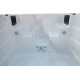 Плавальний SPA басейн Aquajoy Infinity (780х228х150 см), Сріблясто-білий мармур