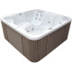 СПА-басейн IQUE Corsica 2000-CFL (200х200х89 см) Brushed walnut