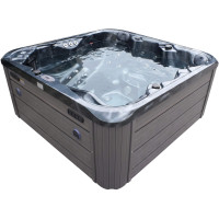 СПА-басейн Aquajoy Riviera (200х200х90 см), темний опал, з динаміками та LED-підсвічуванням