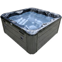 СПА-басейн Aquajoy Riviera (200х200х90 см), темний опал, з динаміками та LED-підсвічуванням
