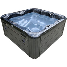 СПА-басейн Aquajoy Riviera (200х200х90 см), темний опал, з динаміками та LED-підсвічуванням