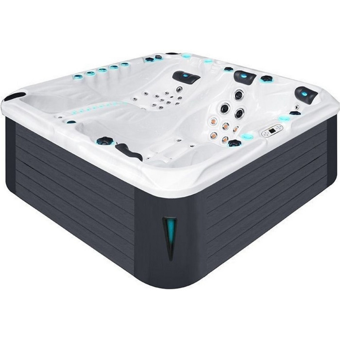 СПА-басейн Passion Spas Euphoria Mighty Wave (230x230x91 см), Сріблясто-білий