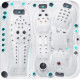 СПА-басейн Passion Spas Euphoria Mighty Wave (230x230x91 см), Сріблясто-білий
