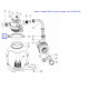 Винт с гайкой M6*50 хомута Emaux для ST 89010119