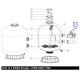 Кран шестиходовой Emaux MPV04 (88280812B), (2", боковое подключение)