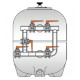 Пятикрановая обвязка Hayward HCB904UN, 90 мм
