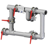 Пятикрановая обвязка Hayward HCB2504UN, 250 мм