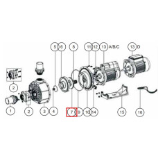 Крильчатка для насоса Emaux SB10/SR10 (1311004)
