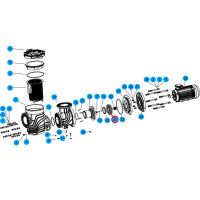 Крыльчатка насоса SEQWEQ500, SLP500TWLP500T, (A03070180 №21)