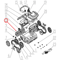 Гайка к пылесосу Wybotics WY200, (Nut №10/WY200)