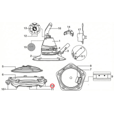 Набір із 5 коліс Kokido для пилососа Telsa EV80 (EV80-04/GRY)