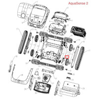 Кришка шестерні 1-ї щітки для Beatbot AquaSense 2 (XM020201-0360)
