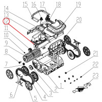 Аккумулятор к пылесосу Wybotics WY200, (№12 D.2.12.063)
