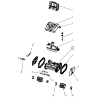 Крышка малого колеса для робота-пылесоса Wybotics C1/C1 Pro (S.OS7010.15.A.002)