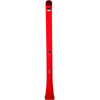 Душ солнечный Aquaviva Happy XL с мойкой для ног, красный H420/3027, 35 л