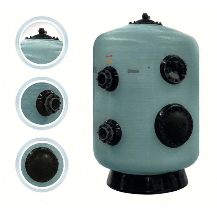 Пісочний фільтр Gemas Turbidron Bobbin Norm Plus PE (226 м3/год, D2400)