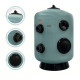 Пісочний фільтр Gemas Turbidron Bobbin Norm Plus PE (32 м³/год, D900)