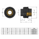 Муфта ПВХ Effast RGRBBD040E.N перехідна, з внутрішньою різьбою d40x1-1/4"