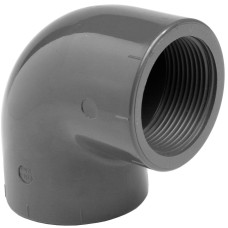 Колено ПВХ Effast RERGOE110L 90° с внутренней резьбой, d4"
