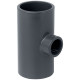 Тройник ПВХ Era UST0275x63 редукционный, d75х63 мм
