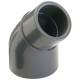 Колено клеевое 45° ПВХ Hidroten 1001743, редукционное, d40x40x32 мм