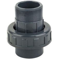 Муфта ПВХ Kripsol EHM30 63.C розбірна, із зовнішньою різьбою d63х2"