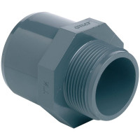 Муфта ПВХ Effast RGRAMG020A перехідна, із зовнішньою різьбою d20x25x3/8"