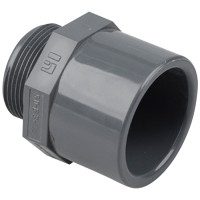 Двойной адаптер ПВХ Hidroten 1002768, муфта/втулка, НР, d110-125 мм, 3"