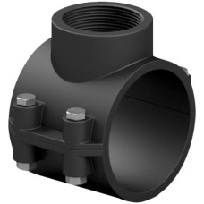 Хомут-врезка седло зажимное ПП Effast SEP010200G, d200x2"