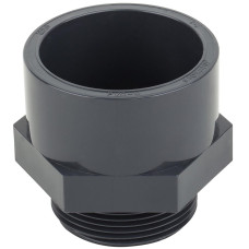 Муфта ПВХ Era US01240, з зовнішньою різьбою d40х1-1/4"