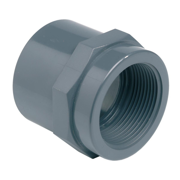 Муфта ПВХ Effast RGRMAG125M переходная с внутренней резьбой, d125x5"