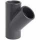 Трійник ПВХ Aquaviva 45° клейовий, d32 мм