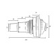 Форсунка стеновая Kokido Olimpic K004BU/W (белая)