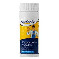 Тест-смужки AquaDoctor Cl/pH, 50 шт.