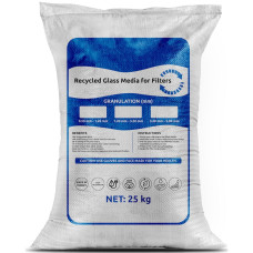 Песок стеклянный Aquaviva 3.2-5.0 мм (25 кг)