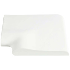 Угловой копинговый камень Aquazone 250x300x50-25 мм, белый