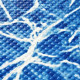 Лайнер Aquajoy Diffusion мармур синій (протиковзкий) 1.65x20.2 м