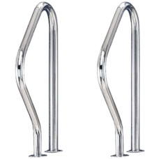 Поручень для бассейна Flexinox из двух частей, длина 440 мм, AISI-316L (2 шт.)