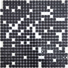 Мозаїка скляна Aquaviva Black/White