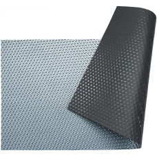 Солярне покриття Aquajoy Platinum Bubbles Gray 500 мкм, ширина 5 м (50 пог. м), сріблястий/сірий