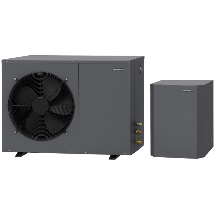 Інверторний тепловий насос для дому Aquajoy Comfort 7 (7 кВт), циркуляційний насос + триходовий клапан