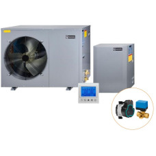 Инверторный тепловой насос для дома Aquaviva AVH10SPV (10.25 кВт), циркуляционный насос + трехходовой клапан