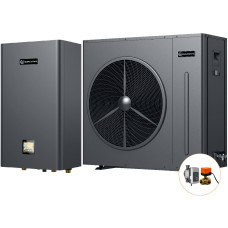Инверторный тепловой насос для дома Aquaviva Plus 9 (9.02 кВт), циркуляционный насос + трехходовой клапан